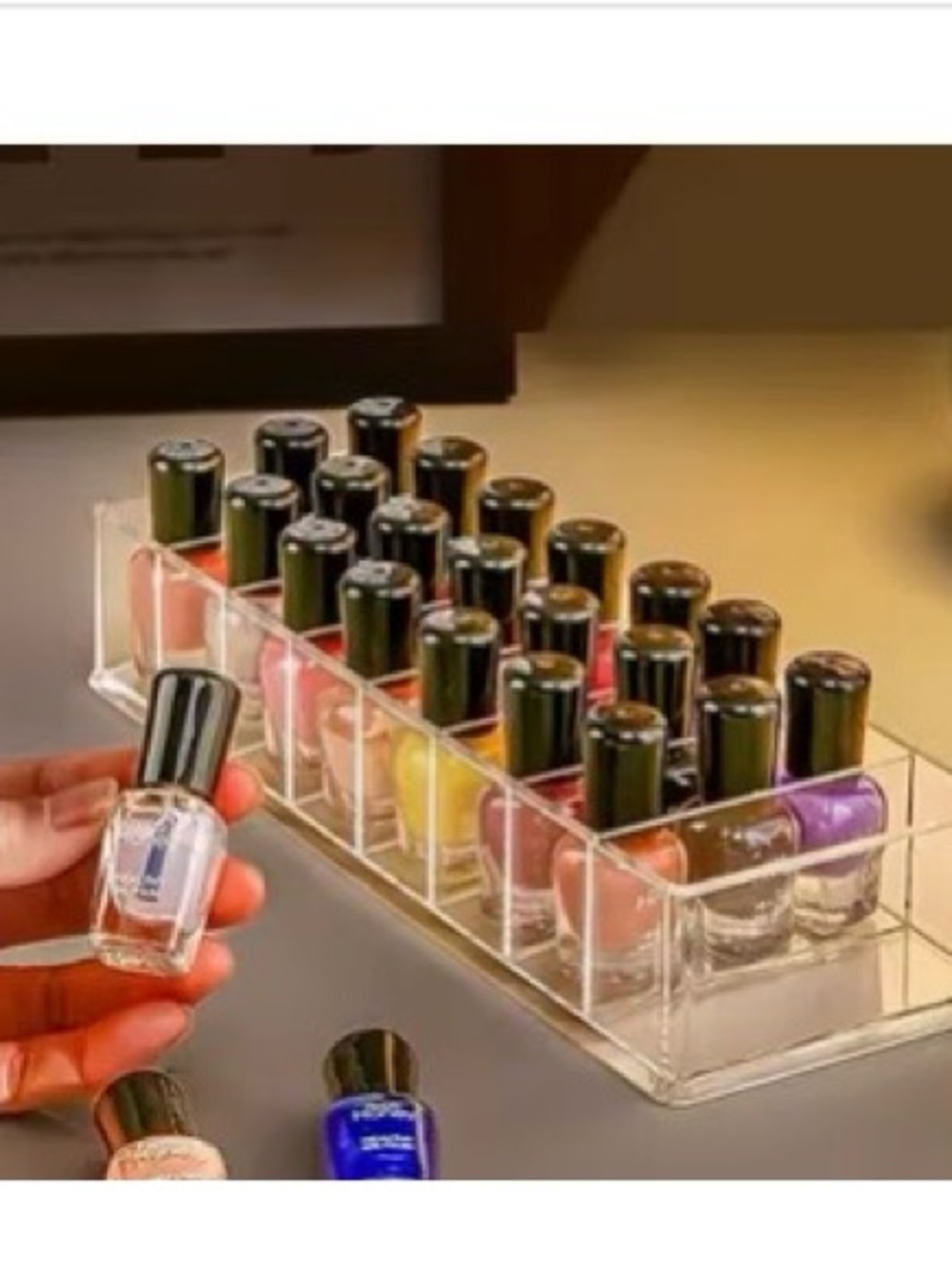Clear Acrylic Makeup Organizer